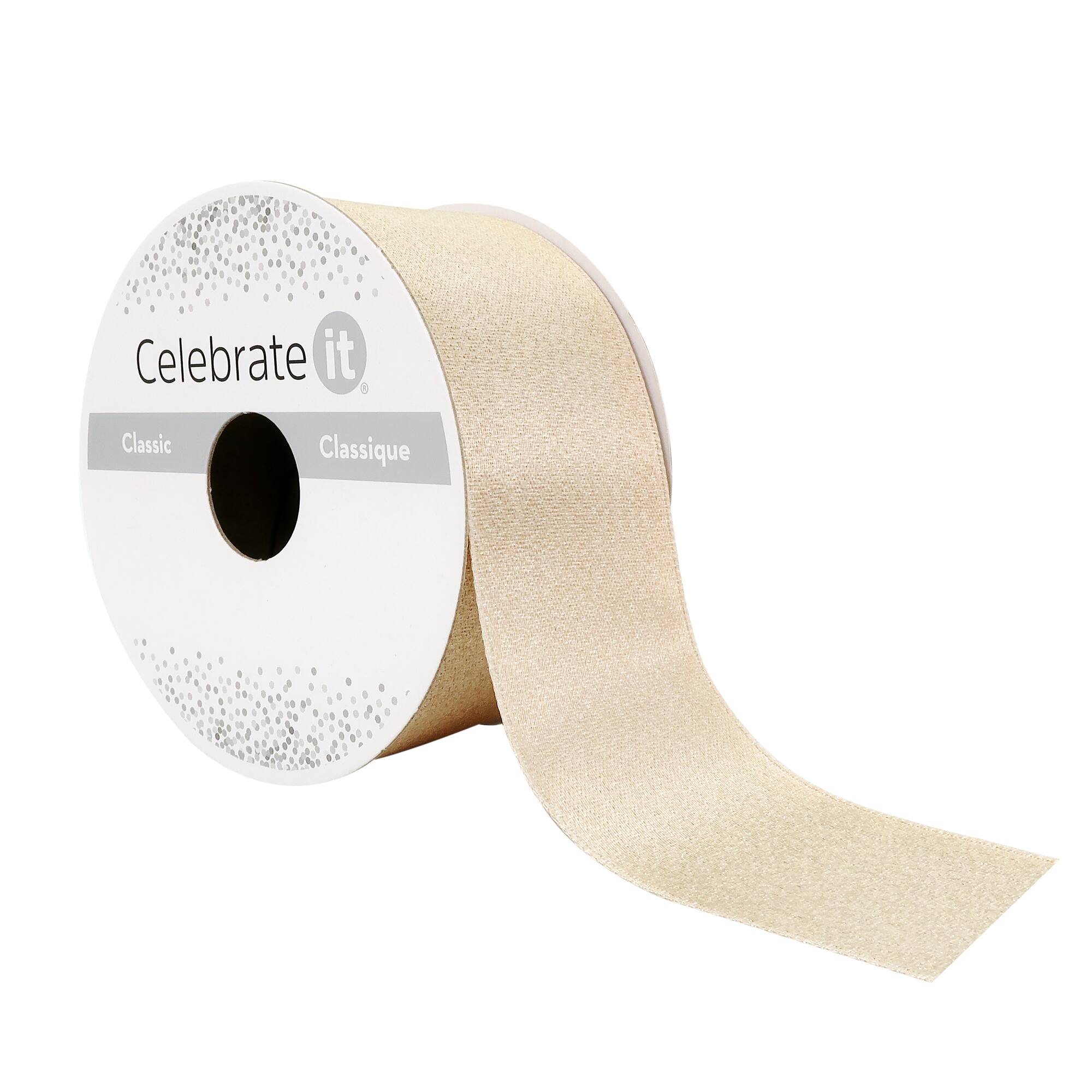 1.5" x 3yd. Metallic Satin Ribbon by Celebrate It®